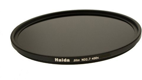 Haida Slim Graufilter ND 2.7 (400x) 82mm - Schlanke Fassung inkl. Cap mit Innengriff