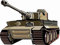 U24 Aufkleber Tiger Panzer Autoaufkleber 14 x 10 cm Sticker Konturschnitt