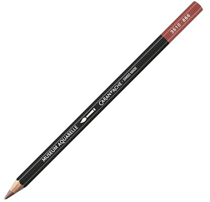Caran d'Ache Museum Aquarelle Pencil, Burnt Sienna 50% (3510.866)