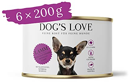 DOG'S LOVE Classic Lamm, 6er-Pack (6 x 200g)