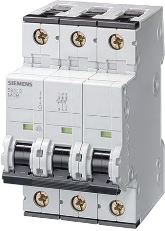 SIEMENS - 5SY63207 SENTRON Leitungsschutzschalter 400V 6kA, 3-polig, C, 20A, T=70mm