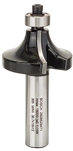 Bosch Accessories 2608628471 Fraise à arrondir 12 mm 12 x 19 x 70 mm Gris