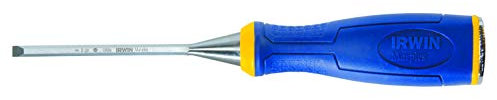 IRWIN Tools Marples Construction Chisel, 1/4-inch (1768772) Blue