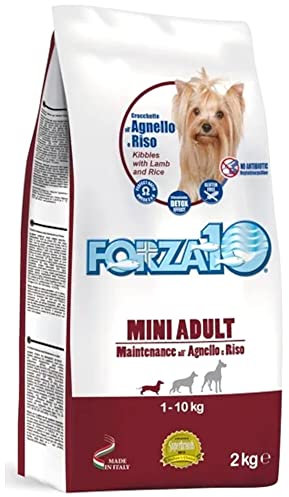 Forza 10 Hundefutter für ausgewachsene Hunde, mittelgroß, Lammgeschmack – Medium Adult Lamm, 2 kg