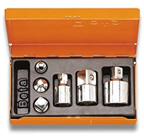 Beta 902R/C6 6-Piece Socket Adapter Set in Metal Storage Case