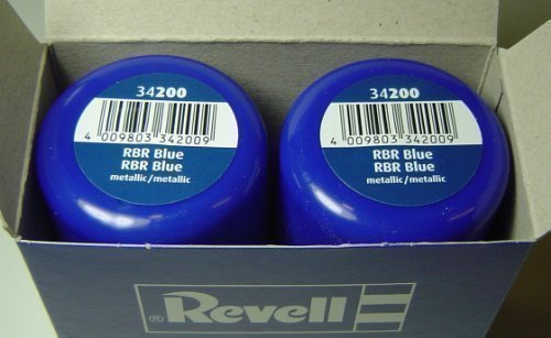 Revell 34200 Sprühlack Doppelpack (2x100ml) RBR Blue metallic