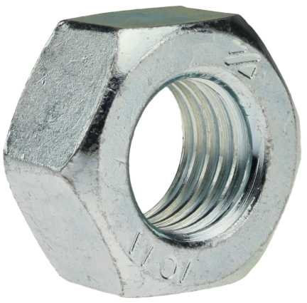 Reidl Sechskantmuttern M 16 x 1,5 mm DIN 934 10 galv. verzinkt farblos 10 Stück