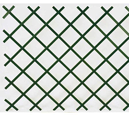 Verdemax 7548 Treillis Extensibles en PVC Vert 1 x 1 m