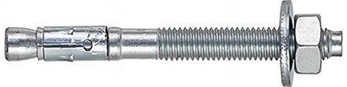 Upat Expressanker MAX 16/160/283 GS, Stahl, verzinkt, Außengewinde, Große Scheibe, 10 Stück, Der starke Bolzenanker für ein breites Anwendungsfeld.