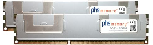 PHS-memory 64GB (2x32GB) Set Memoria RAM Compatibile con Fujitsu Primequest 2800B DDR3 LRDIMM 1333MHz PC3L-10600L