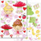 Wandkings Feen Welt Wandsticker Set, 37 Aufkleber, 2 DIN A4 Bögen, Gesamtfläche 60 x 20 cm