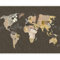 murando – Papier peint intissé 300x231 cm - Papier peint - Trompe l oeil - Tableaux muraux - déco – XXL - carte du monde - 10040910-47