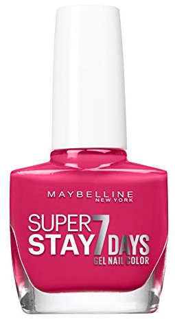 Maybelline New York – Vernis à Ongles Professionnel – Technologie Gel – Super Stay 7 Days – Teinte : Rosy Pink (180)
