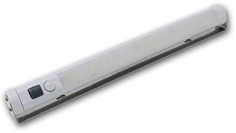 world-trading-net - LED-Lichtleiste mit PIR Bewegungsmelder, Lichtfarbe warmweiß, Batteriebetrieb, 3 Stück