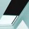 Original Velux Verdunkelungsrollo Rollo für VL Y99 in Stofffarbe Premium 3009 / Uni Schwarz mit alu Seitenschienen / DKL Y99 3009S - auch passend für VU / VKU - Größe Y99