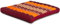 livasia Sitzkissen Stuhlauflage groß - 50x50x6cm - Bodenkissen Indoor/Outdoor, Meditationskissen Yogakissen, Stuhlauflage für Palettenmöbel, Steppkissen für Stuhl und Bank (Orange)