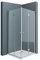 doporro Paroi de Douche Pliante Montage Réversible 70x70 Porte de Douche Pliable Transparent Ravenna26 pare Douche Rabattable 70x70x190cm