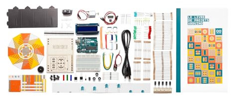 Arduino Official Starter Kit for Beginners [K020007] (Manuel en Français) - Kit Complet pour Apprendre l'électronique et la Programmation, idéal pour débutants.