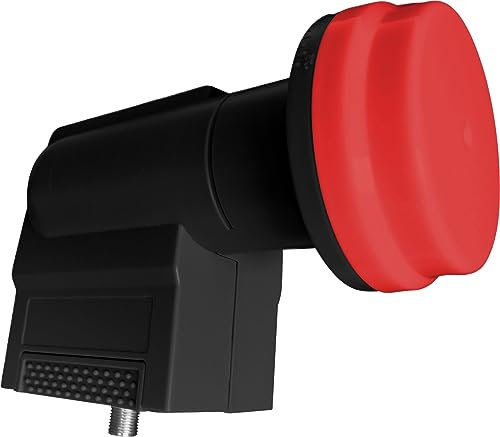 Megasat 040199 Unikabel II Diavolo Quattro LNB, Schwarz, Rot