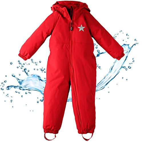 BMS BabyTodds - wasserdichter Overall - 92 rot