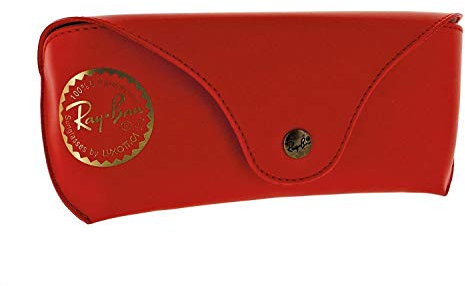 Original Ray-Ban Brillenetui - Größe L - rot
