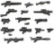 BrickArms Star Wars™ Blaster Lot D'Armes Custom Armes pour Figurines Lego®