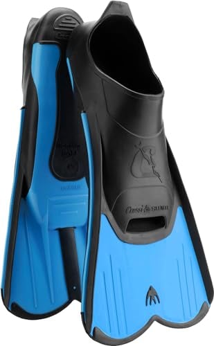 CRESSI Light Fins-Kurze Flossen Zum Schnorcheln Schwimmen, Wassertraining, Verfügbar für, blau, 41/42