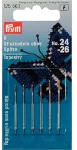 Prym - Prym Blunt -Tip Assorted Silver No.24-26 Aghi arazzi - 1 unità