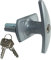 Locking T Handle 57mm Shaft (Garage Door Spare Parts) to Suit Henderson Doors