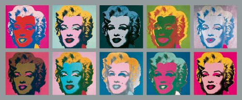 Andy Warhol Poster/Kunstdruck Ten Marilyns, 1967 134 x 56 cm