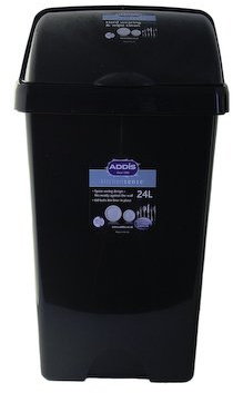 ADDIS 25L ROLL BIN Black 505599
