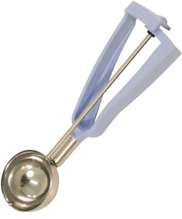 Bonzer Litegrip Portioner - Sky Blue 14 | Squeeze-handle operation allows effortless portioning, with a color-coded grip for rapid service in busy commercial kitchens.