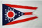 AZ FLAG - Flagge Ohio - 150x90 cm - Bundesstaat Ohio Fahne 100% Polyester mit Messing-Ösen - 110g