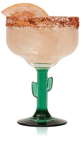 Libbey Cactus Margarita Glasses, 16-Ounce, Set of 4