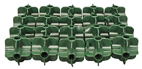 Selections Bamboo Cane Ball Flexible Fruit & Netting Cage Connectors - Pack of 20