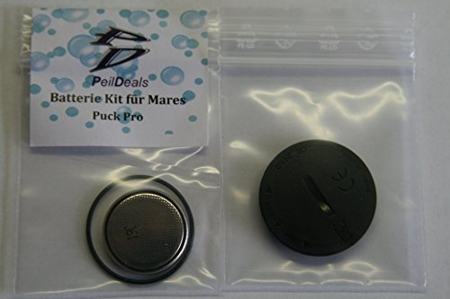 Mares Puck Pro Cambio de batería con tapa y torica