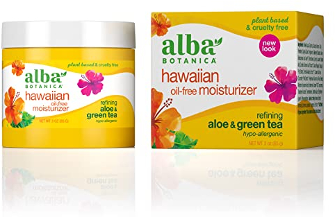 Alba Botanica 0390138 Hawaiian Aloe und Green Tea Moisturizer Oil-Free - 3 Unzen