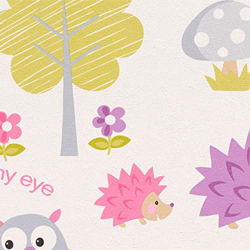 A.S. Création Tapete Boys & Girls 5 Papiertapete Kindertapete 10,05 m x 0,53 m bunt weiß 935551