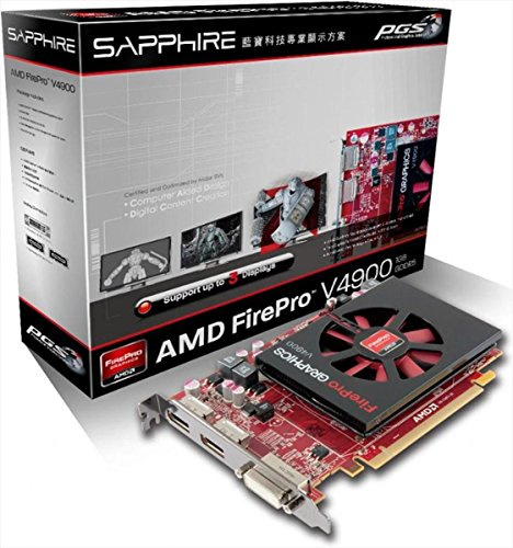 Sapphire AMD Firepro V4900 Grafikkarte (PCI-e, 1GB, GDDR5 Speicher, DVI, 1 GPU)