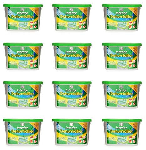 12 PACKS (151 Interior Dehumidifier) – Helps Stop Mould Mildew Damp & Condensation by Wilsons Direct