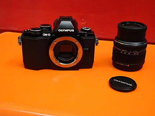 Olympus OM-D E-M10 Fotocamera Mirrorless 16 MP, Kit con Obiettivo M.Zuiko 14-42mm f3.5-5.6 II R, Nero