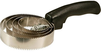 Pfiff 009012 Federstriegel mit Griff, Extra stabil, Maße 23,5 x 10,8 x 6 cm