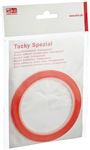 Efco Tacky Spezial Doppelklebeband, transparent, 3 mm x 10 m, 1520603