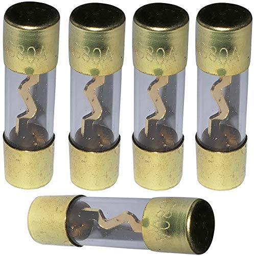 AERZETIX 5 x AGU Fuses for Car Subwoofer Amplifier-C1499 80A