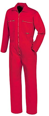 teXXor Overall Basic, Arbeitsoverall Anzug rot 52, 8043