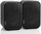 Artsound UNI20, Set aus 2 passiven Lautsprechern, 2-Wege HiFi-Lautsprecher, 10-40 Watt, Wandhalterung mit Kugelgelenk, geeignet für Räume bis zu 20 m² wie Flur, Küche, Toilette, Farbe: schwarz