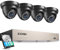ZOSI 1080P CCTV Camera System, 8CH H.265+ DVR with 1TB Hard Drive and 4x 1080P Dome Security Camera with AI Human/Vehicle Detection, Night Vision, IP66 Weatherproof, Remote Access