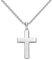 Kreuz Kette Silber 925 Kreuzkette + inkl. Luxusetui + Silberanhänger echt Silber Kreuzkette ohne Stein Kreuzanhänger Anhänger Kommunion Konfirmation Taufkette FF527 SS92545
