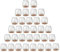 NUOLUX Chair Leg Caps Feet Pads Furniture Table Covers Floor Protectors Silicone Legs 32Pcs (Transparent+Brown)
