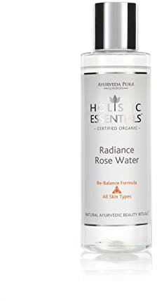 Organic Rose Water Toner & Cleanser - 200ml Bottle, Alcohol-Free, Vegan Spray for Skin, Hair & Body Care, No Additives, Flower Freshness for Relaxing Sleep